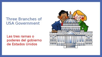 Preview of U.S. BRANCHES OF GOVERNMENT/LAS RAMAS/PODERES DE GOBIERNO (Bilingual)