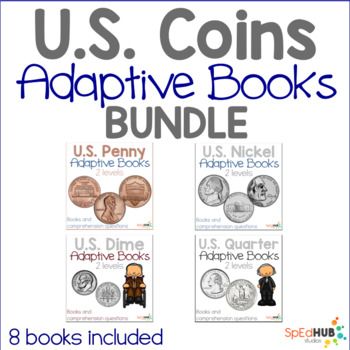 Preview of U.S. Coin Adaptive Books BUNDLE
