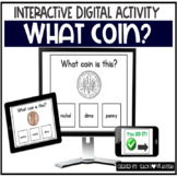 U.S. Coin Name Matching Digital Task Cards | Money Boom Cards
