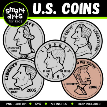 Preview of U.S. Coins Clip Art