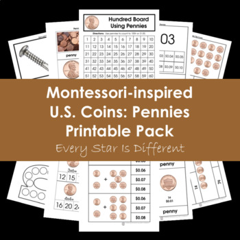 Preview of U.S. Coins: Pennies Printable Pack