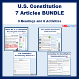 U.S. Constitution Articles 1-7 BUNDLE: ABCivics!