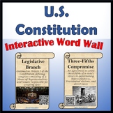 U.S. Constitution Interactive Word Wall
