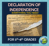 Declaration of Independence Lesson Plan for 5th-8th Grader