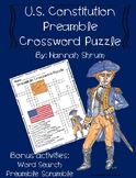U.S. Constitution Preamble Crossword Puzzle