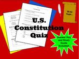 U.S. Constitution Quiz