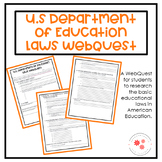 U.S Department of Education Laws | WebQuest