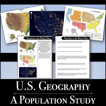 Preview of U.S. Geography - Population Map Analysis