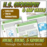 U.S. Geography Unit - Hiking, Biking, & Kayaking Through O