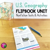 United States Geography Unit: Informational Texts, Maps, &