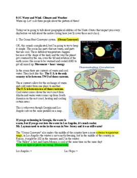 Preview of U.S. Geography - Water, Wind, and Weather