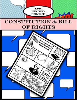 Preview of U.S. Gov: Constitution & Bill of Rights - Comic Book Project