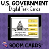 U.S. Government & Civics BOOM Cards Review Activity 