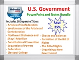 U.S. Government PowerPoint and Notes Bundle