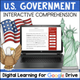US Government 3 Branches Interactive Comprehension Google 