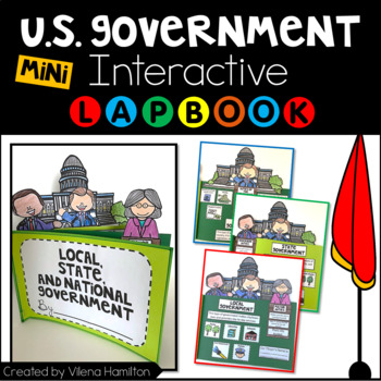 Preview of U.S. Government Interactive Lapbook. Digital & Printable