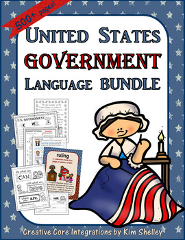 Preview of U.S. Government MEGA BUNDLE Language Arts
