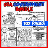 U.S. Government Unit Study: 102 pages - Coloring pages - R
