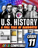 U.S. HISTORY COMPLETE CURRICULUM