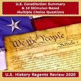 U.S. HISTORY REGENTS REVIEW 2022, Constitution Summary & S