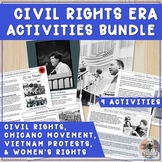 U.S. History 1960s-1970s Civil Rights Era BUNDLE: Vietnam,