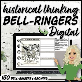 Preview of U.S. History 2nd Half Skills-Based | Bell Ringers | Practice | Enrichment