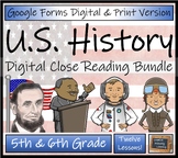 U.S. History | Twelve Digital & Print Close Reading Activi