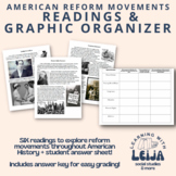U.S. History American Reform Movements Readings & Graphic 
