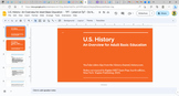 U.S. History:  An Overview for Adult Basic Education