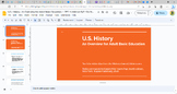 U.S. History:  An Overview for Adult Basic Education BUNDLE