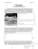U.S. History - Battle of Antietam Info Text reading & note