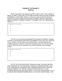 U.S. History - Battle of Bull Run Info Text reading & note