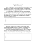 U.S. History - Battle of Gettysburg Info Text reading & no