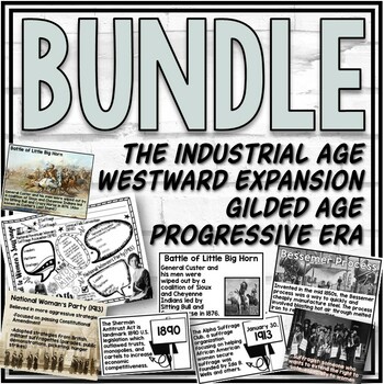 Preview of U.S. History Bundle (Americans Move West-Progressive Era)