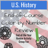 U.S. History Color-By-Number Review