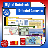U.S. History Digital Interactive Notebook: Colonial America TEKS