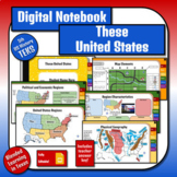 U.S. History Digital Interactive Notebook: Regions and Geo