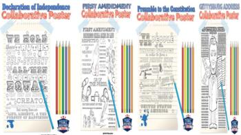 Preview of U.S. History Documents Collaborative Poster Bundle