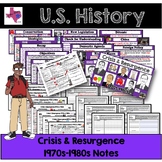 U.S. History EOC - Crisis & Resurgence 1970s-1980s Notes