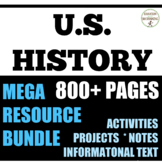 U.S. History Colonies through Civil War Resource Bundle
