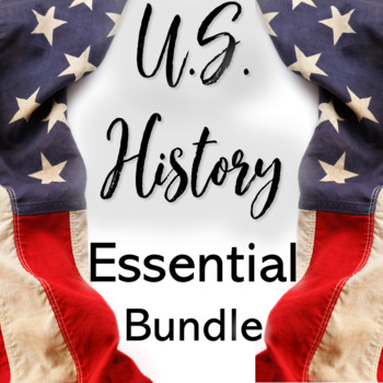 Preview of U.S. History Essential Bundle of Activities for American History Curriculum