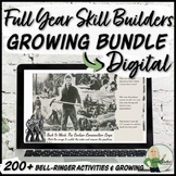 U.S. History Full-Year Skill Builder Bundle | Bell-Ringer 