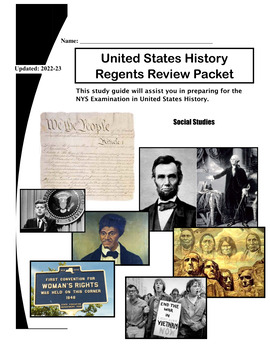 Preview of US History & Government Review Packet & Scavenger Hunt w/Key