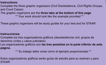 Preview of U.S. History - Graphic Organizer Bundle