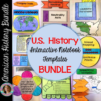 Preview of Social Studies Interactive Notebook Bundle | U.S. History Interactive Notebook