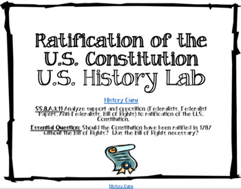 ratification of the constitution dbq essay