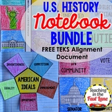 U.S. History Notebook TEKS Alignment