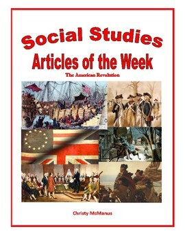 Preview of U.S. History, Prior to 1850, Articles of the Week Mega Bundle Pack