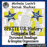 U.S. History SPRITE Reading Writing & Social Studies Great