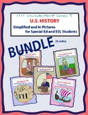 U.S. History Simplified in Pictures For Special Ed and ESL